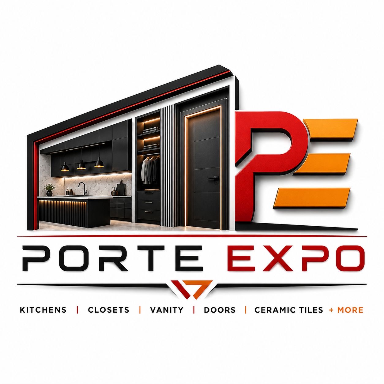 Porte Expo — Kitchens, Closets, Vanity, Doors, Ceramic Tiles